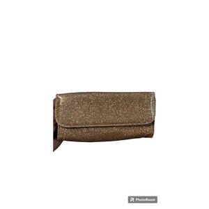 Bare Escentuals front flap‎ Gold glitter case